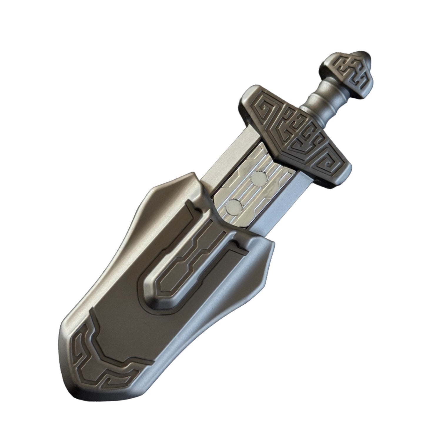 Front view of the Magnetic Sword Slider showcasing its sleek design.