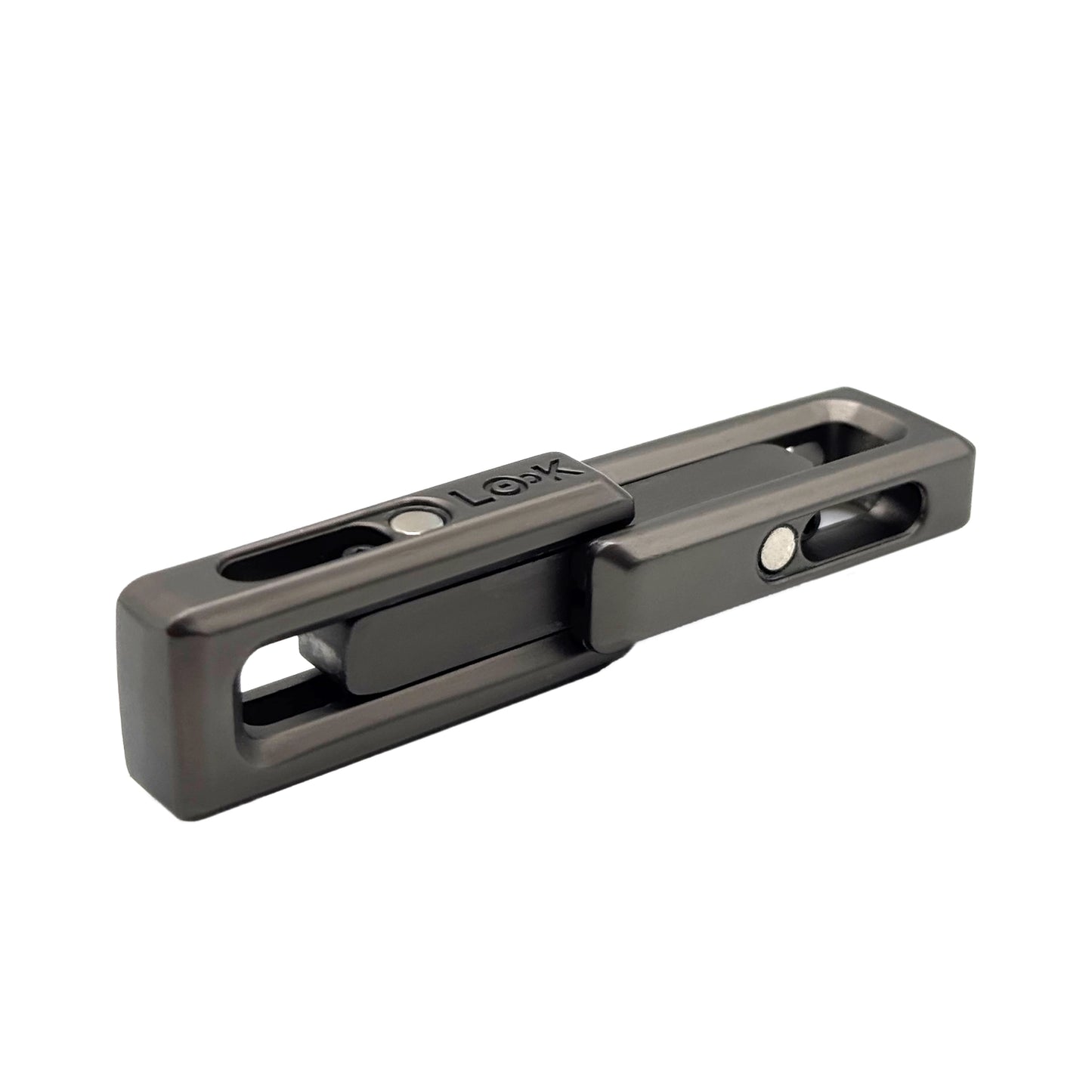 Front view of the xLock Tower Fidget showcasing its sleek, minimalist design and premium finish.​