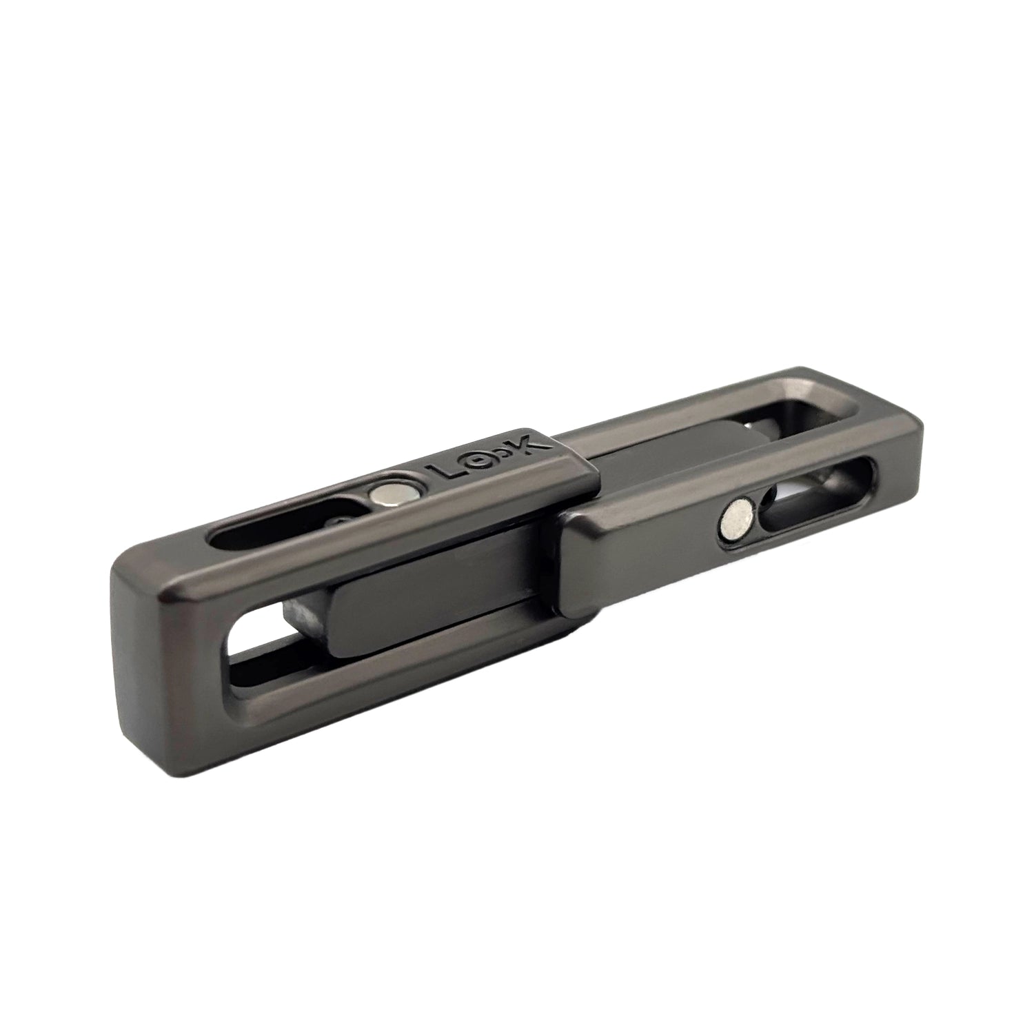 Front view of the xLock Tower Fidget showcasing its sleek, minimalist design and premium finish.​