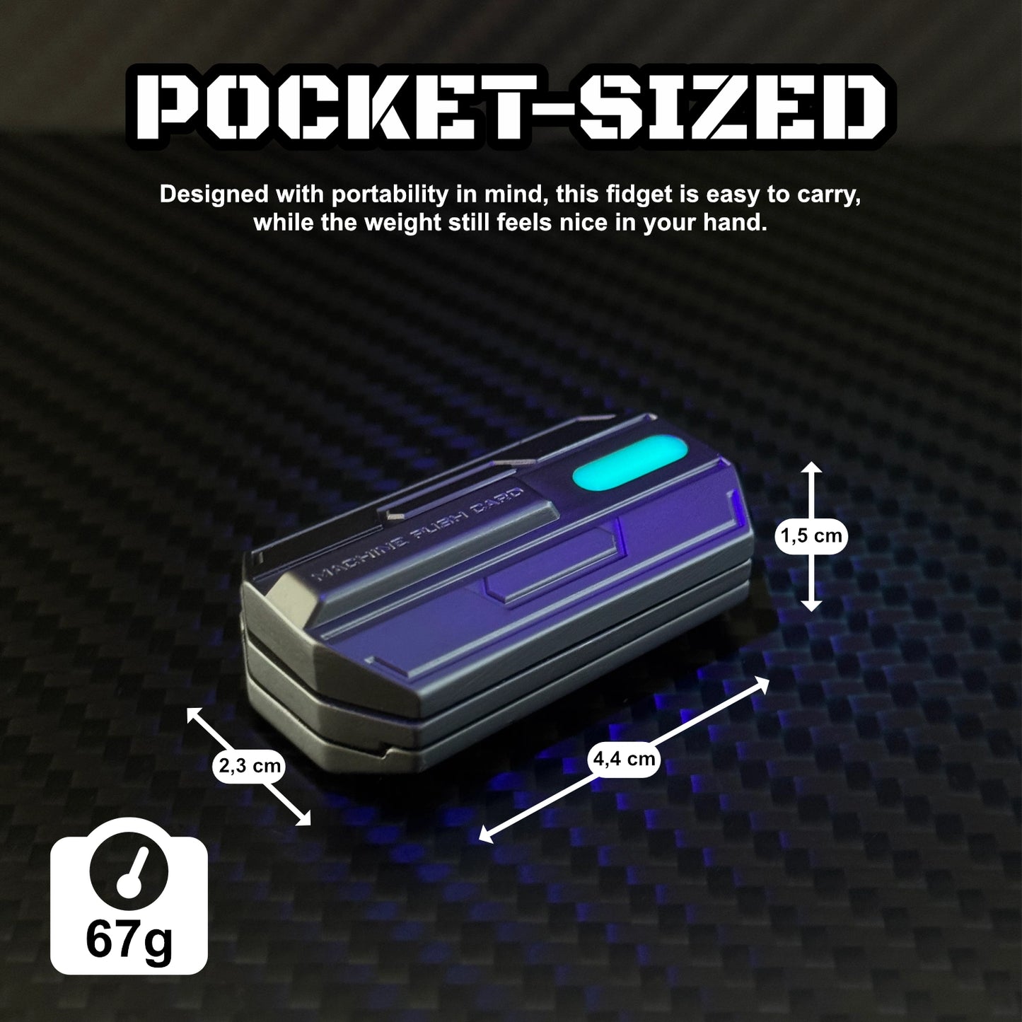 Shield Slider - Three-Layer Magnetic Fidget EDC for Professionals – Enhance Focus and Relieve Stress
