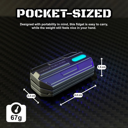 Shield Slider - Three-Layer Magnetic Fidget EDC for Professionals – Enhance Focus and Relieve Stress
