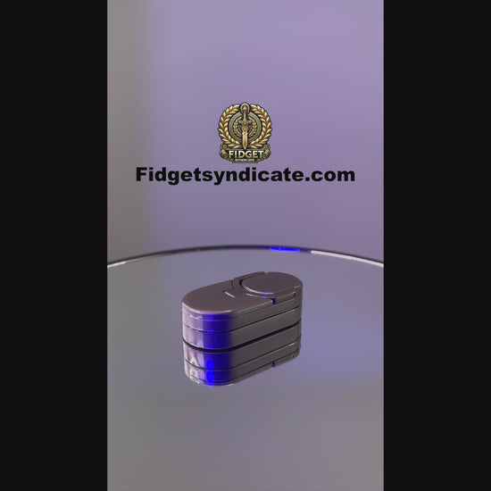 360-degree video view of the coin slider fidget toy demonstrating its smooth sliding mechanism.​
