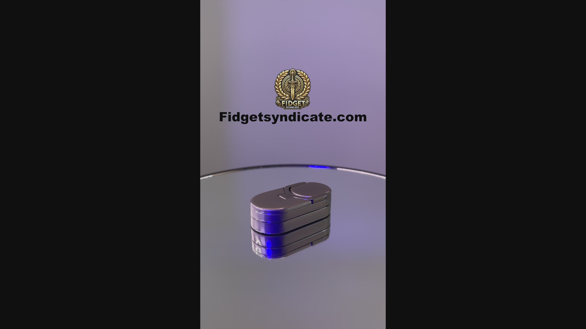 360-degree video view of the coin slider fidget toy demonstrating its smooth sliding mechanism.​
