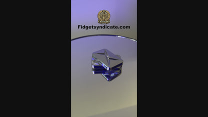 360-degree video view of the Play Button Slider in both expanded and collapsed positions, demonstrating its smooth sliding and flipping motions.